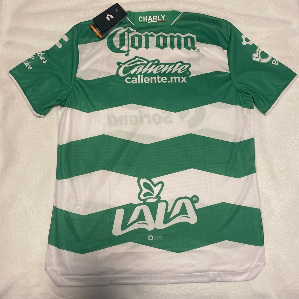Santos Laguna Green and White Jersey - Picture 7 of 8